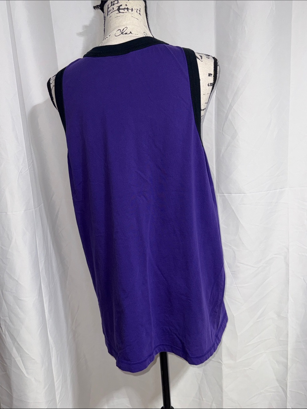 Nike Purple Athletic Tank with Black Trim